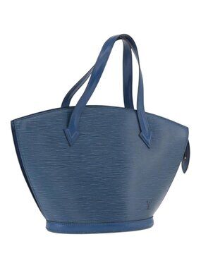 LOUIS VUITTON Epi Saint Jacques Shoulder Bag Blue M52275